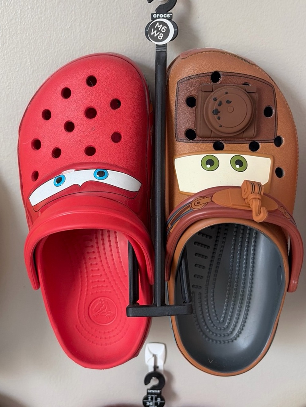 Lightning McQueen & Mater Crocs
